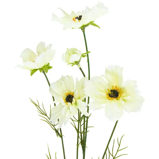 Allstate Artificial Cosmos Floral Spray - 32" - Cream Ivory {5}