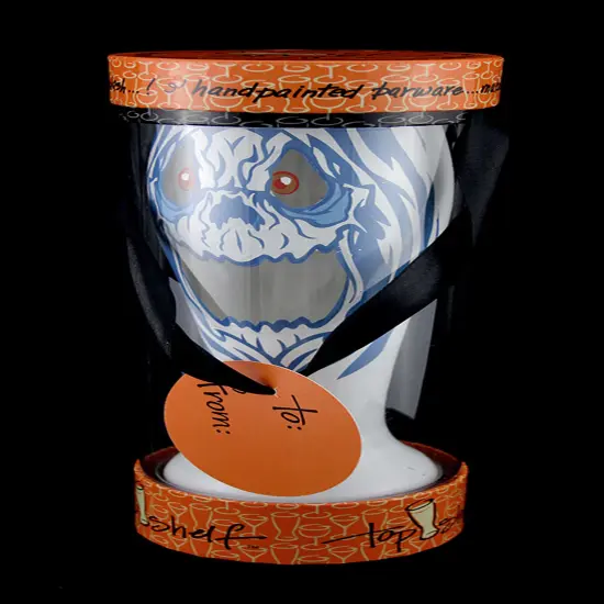 Three Sheets Hand Painted Ghost Pilsner Glass {6}