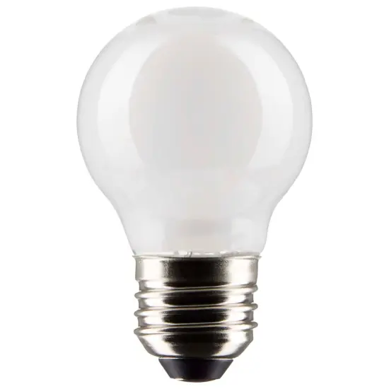 Satco 4.5w G16.5 Globe Filament LED 2700K Medium Base Dimmable - 40w equiv Warm White {1}