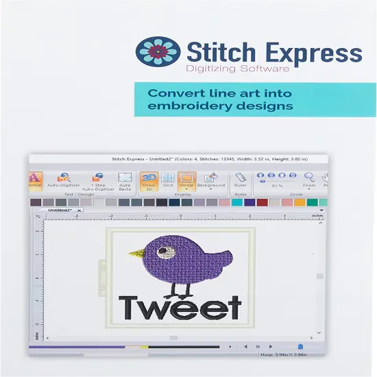 Brother SAEXPRESS Stitch Express Auto Digitizing Software {1}