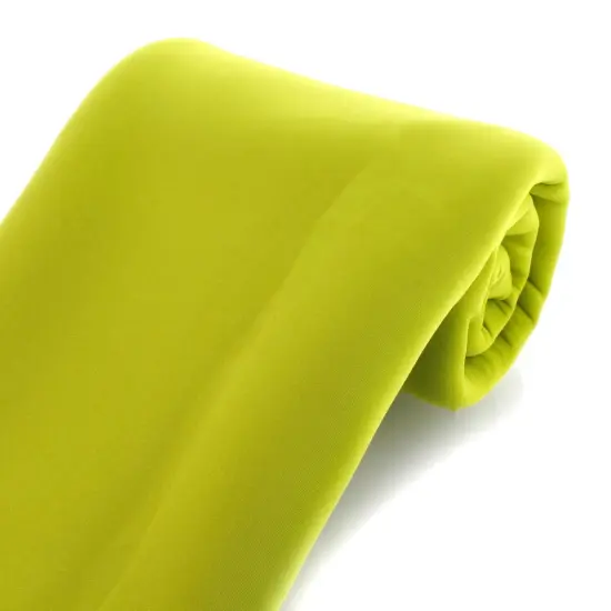 Solid Scuba Fabric Chartreuse Green 1 Yard {2}