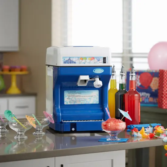 Olde Midway Snow Cone Machine, Electric Shaved Ice Slushie Dessert Maker for Home and Commercial Use {3}