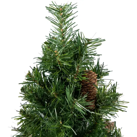Northlight Full Dakota Pine Artificial Christmas Tree - 2' - Unlit Green {6}