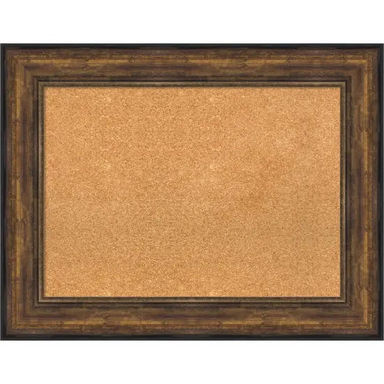 Ballroom Framed Corkboard, Natural Cork Bronze {7}