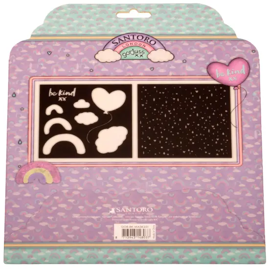 Studio Light Gorjuss Be Kind 8"X8" Stencil-Nr. 251 {2}