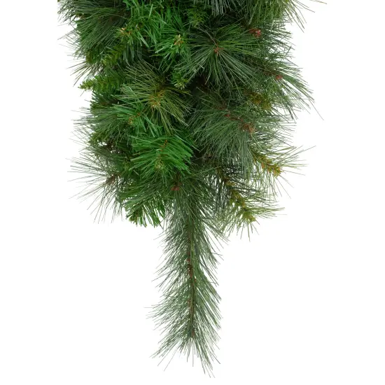 Northlight Real Touch&trade;️ Canyon Pine Artificial Christmas Teardrop Swag - 32" - Unlit Green {4}