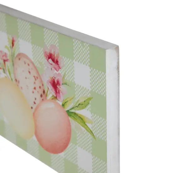 Northlight Welcome to Our Hoppy Home Easter Wall Sign - 19.75" Green {6}