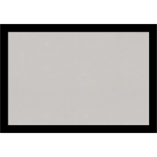 Basic Narrow Wood Framed Corkboard, Grey Cork Basic Black {1}