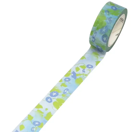 Wrapables Flowers and Greens Washi Masking Tape, 15mm x 7m Sweet Pea {2}