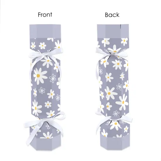 Big Dot of Happiness Purple Daisy Flowers - No Snap Floral Party Table Favors - DIY Cracker Boxes - Set of 12 {7}