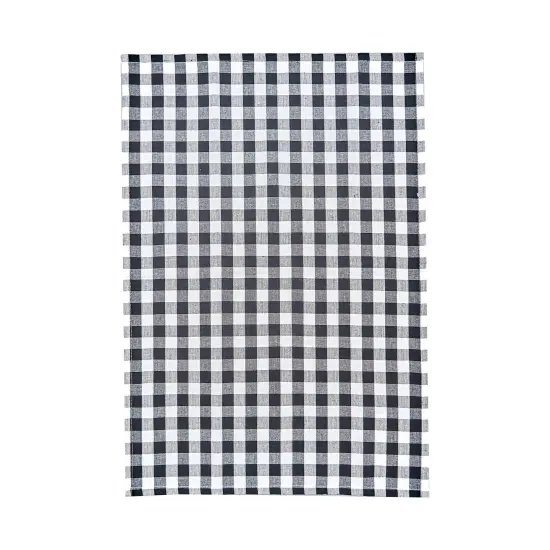 Ashford Black Woven Kitchen Towel {1}