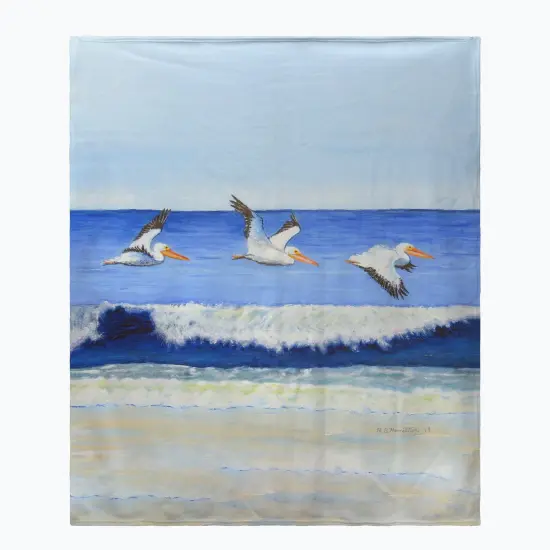 Betsy Drake Skimming the Surf Throw Multicolor {1}
