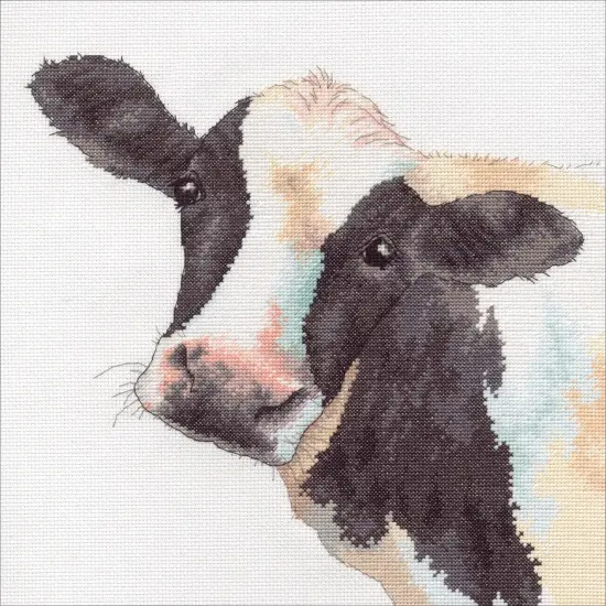 Dimensions Counted Cross Stitch Kit 12"X12"-Sweet Cow {4}