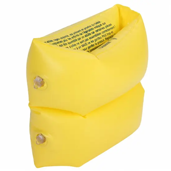 Swim Central Inflatable Swimming Pool Arm Floats For Kids - Set of 2 Yellow {6}