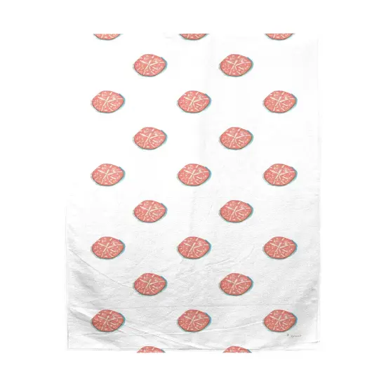 Betsy Drake Coral Sand Dollar Beach Towel Multicolor {1}