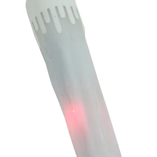 Northlight LED Color Changing Dripping Icicle Christmas Light Tubes - Multicolor - 13' Clear Wire - 5ct White {4}