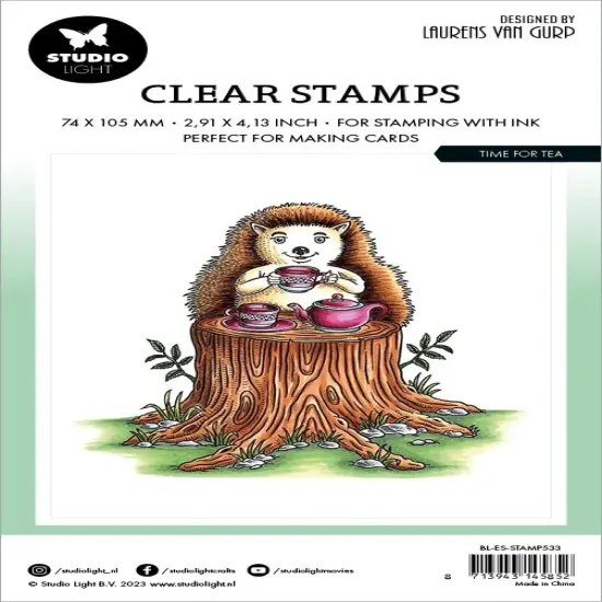 Studio Light Clear Stamps By Laurens Van Gurp-Nr. 533, Time For Tea {3}