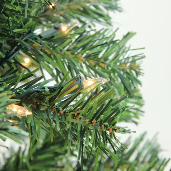 Northlight Pre-Lit Medium Niagara Pine Artificial Christmas Tree - 6.5' - Clear Lights Green {4}