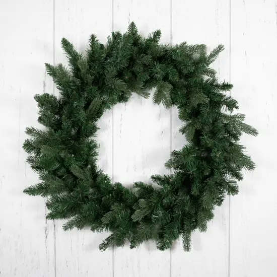 Northlight Coniferous Pine Artificial Christmas Wreath, 24-Inch, Unlit Green {7}
