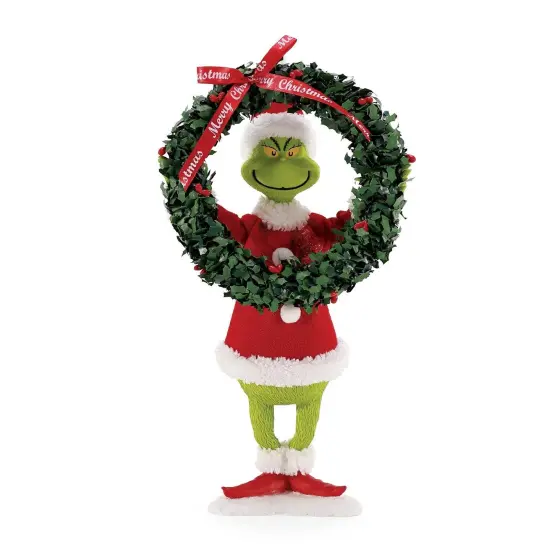 Department 56 Dept 56 Grinch Decorates Christmas Figure Green {1}
