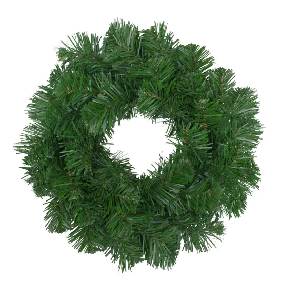 Northlight Deluxe Windsor Pine Artificial Christmas Wreath - 10" - Unlit Green {1}