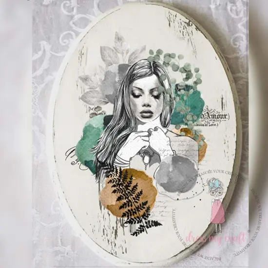 Dress My Craft Mini Transfer Me Sheet 4"X6"-Beauty With Peace {4}