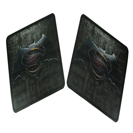 Set of 2 DC Comics Batman Vs Superman Plasticlear Utility Mats {1}