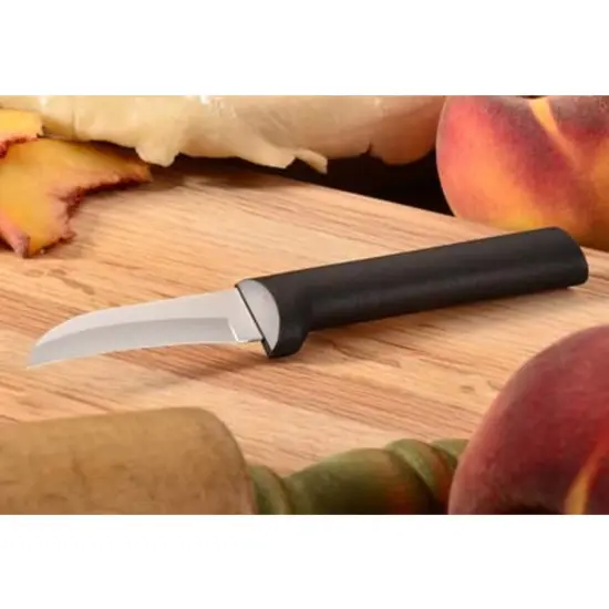 Rada Bird's Beak Paring Knife, 2.38 inch Blade Reverse Curved Granny Parer, Stainless Steel with Durable Resin Handle {6}