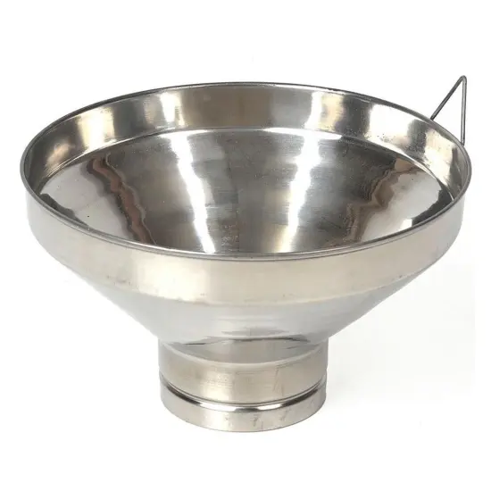 Milk Strainer with Screen and Lock, Stainless Steel, Fits Large Milk Cans, 5 Qt Capacity {1}
