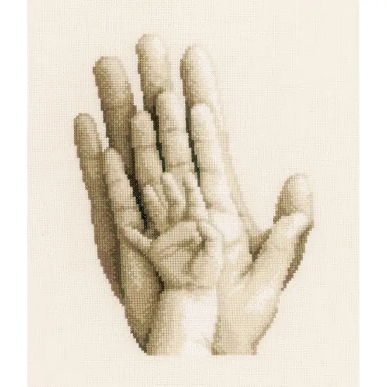 Vervaco Counted Cross Stitch Kit 8"X10"-Hands On Aida {2}