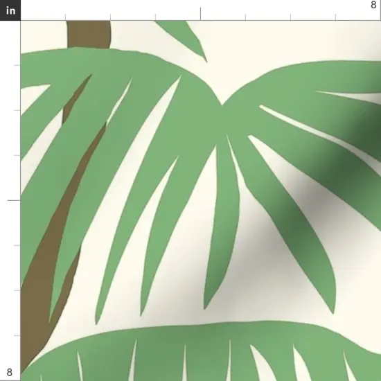 Various Fabrics by the Yard or Fat Quarter Abstract Palms Tropical Stripe Nature Minimalist Summer Vibes Large Scale Custom Printed Fabric by Spoonflower {4}
