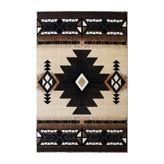 Masada Rugs Southwest Native American Area Rug - Design C318 {4}