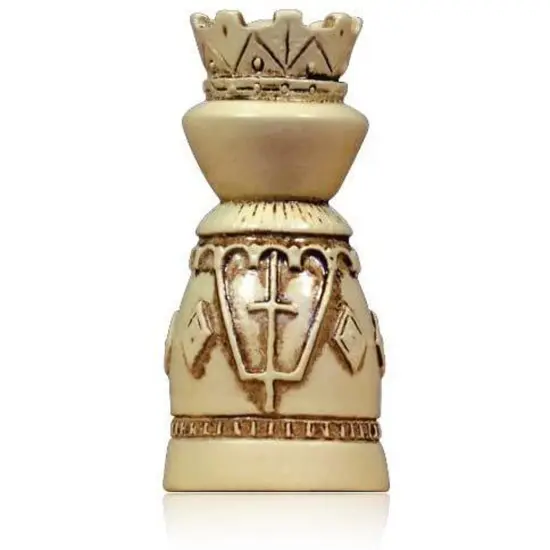 WE Games Handpainted Polystone Medieval Themed Chess Pieces, 2.5 in. King {3}