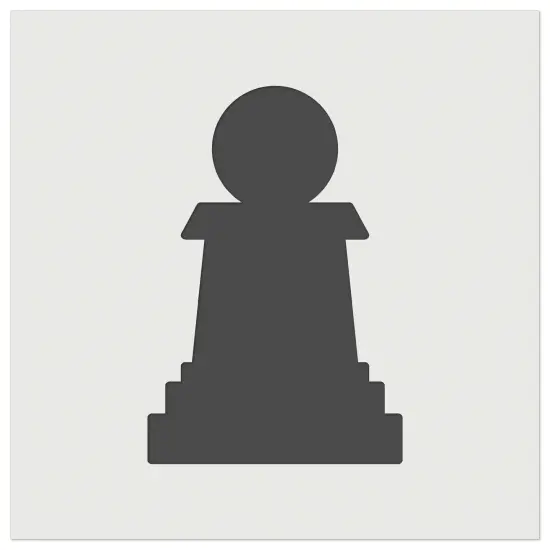 Chess Pawn Piece Wall Cookie DIY Craft Reusable Stencil {2}