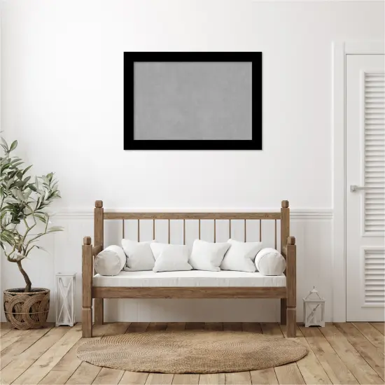 Basic Wood Framed Magnetic Board Basic Black {6}