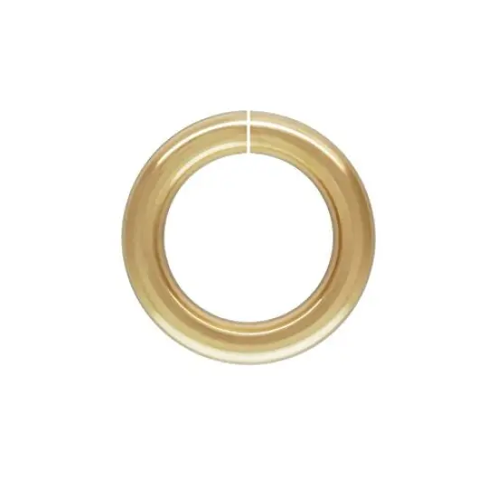 10mm Gold Filled Round Open Twist Lock Jump Ring {1}