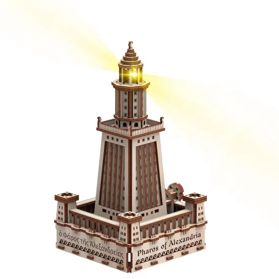 Alexandria Lighthouse Eco-light 3D Model {2}