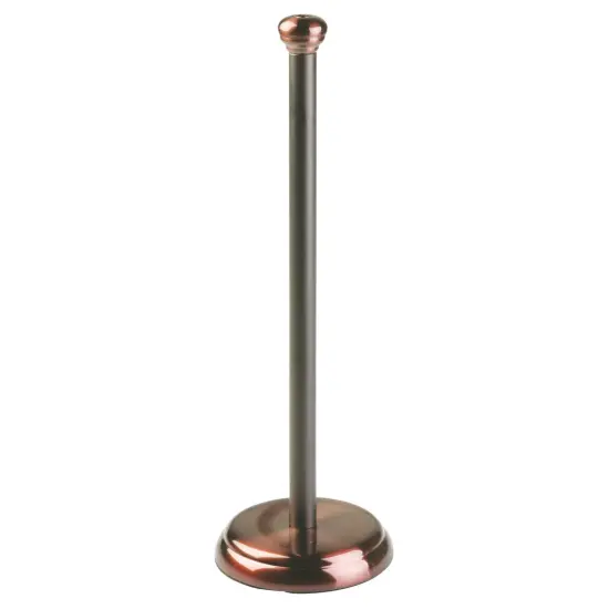 mDesign Metal Free-Standing Toilet Paper Holder {4}