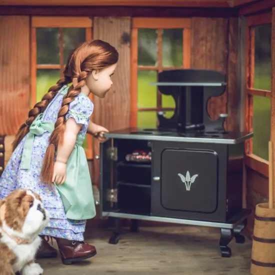 The Queen's Treasures 18 Inch Doll Little House Prairie Wood Cook Stove {7}