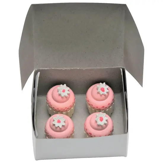 The Queen's Treasures 18 Inch Doll 4 Piece Mini Cupcakes with Bakery Box {4}