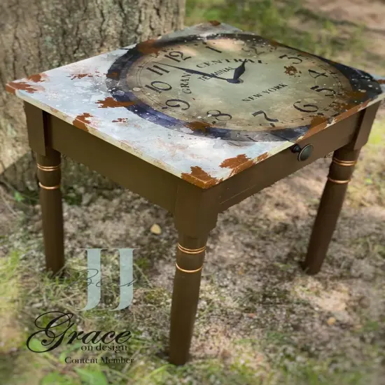 Clock at Grand Central - Paper for Decoupage Crafting and Multi Media Art {2}