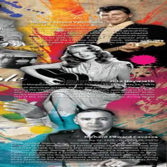 Famous Hispanic People Poster Series 01, 24"x18", Unframed {3}