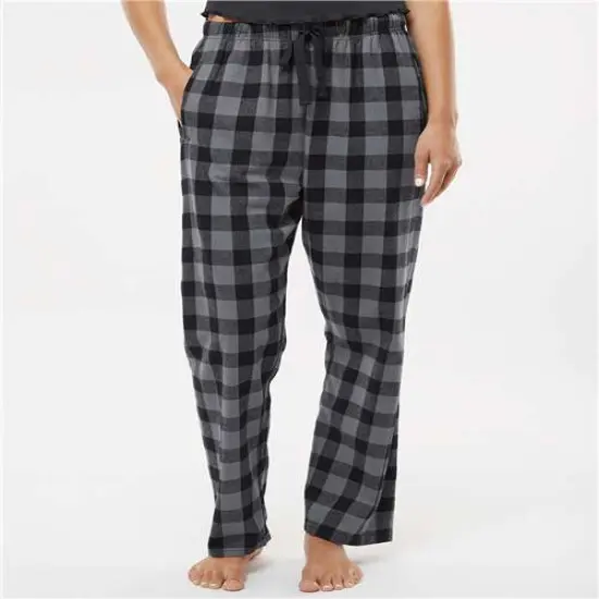 Luxurious Haley Flannel Pant | RADYAN&reg; Charcoal/ black buff {1}