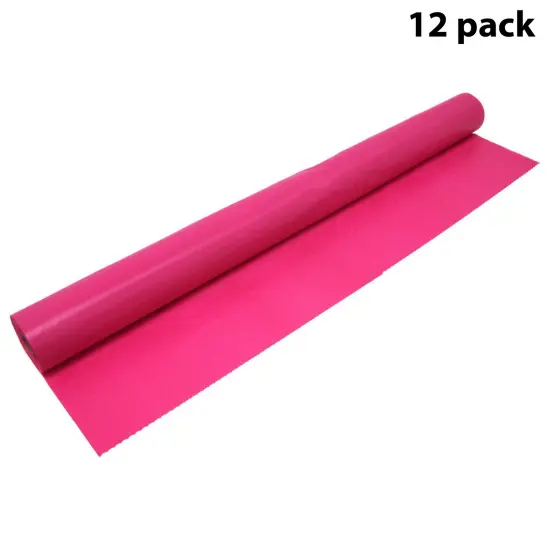 Solid Color Table Cover Roll - 40 Inch x 300 Feet | A Stylish Table Ensemble Hot pink {1}