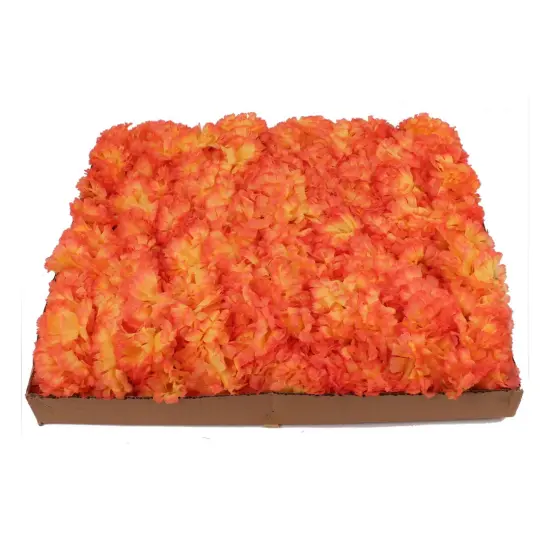 Artificial Carnation Picks, 100-Pack, 5" Long, 3.5" Wide, Orange Silk Blooms, Decorative Floral Picks, Parties & Events, Home & Office Decor, Floral Home by Artificial Flowers {1}