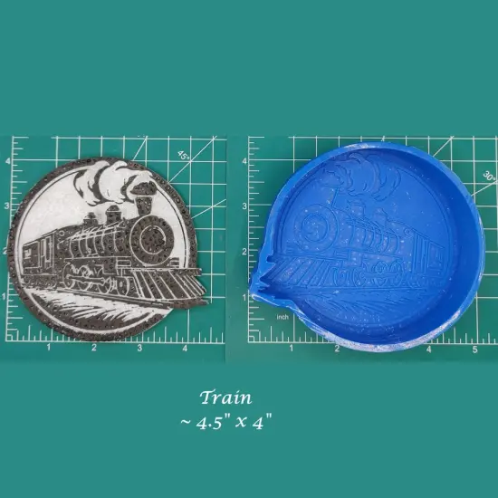 Train Silicone Freshie Mold {1}