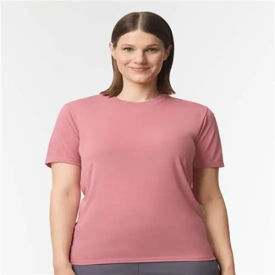 Gildan&reg; Classic Fit Crewneck Short Sleeve Tee Plumrose {1}