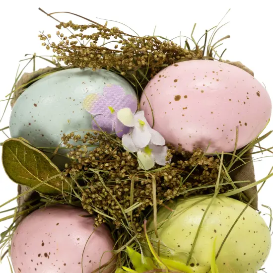 Northlight Speckled Easter Eggs with Carton Decoration - 6" - Set of 6 Multi {7}