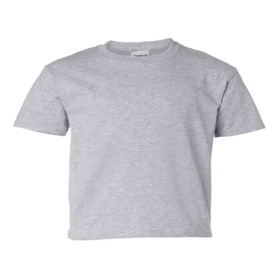 Gildan&reg; Ultra Cotton Youth Crewneck Short Sleeve T-Shirt Sport grey {1}