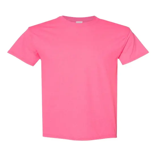 Gildan&reg; Heavy Cotton Short Sleeve T Shirt, Classic Crewneck Tee for Everyday Comfort and Style Safety pink {2}